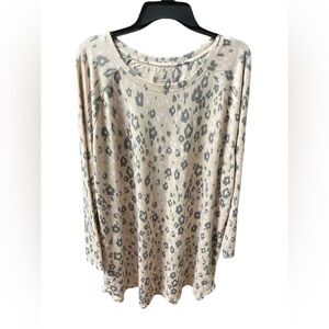 Cuddl Duds Women’s Long Sleeve Plus Size Nightgown